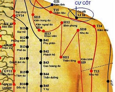Huyệt Cự Cốt - Y CỔ TRUYỀN