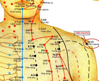Huyệt Kiên Ngung - Y CỔ TRUYỀN