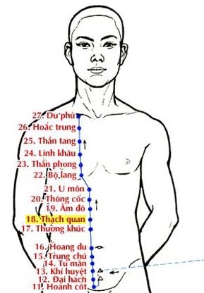 Huyệt Thạch Quan - Y CỔ TRUYỀN