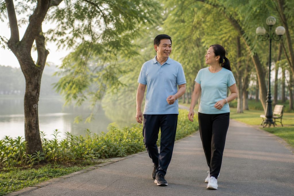 Vận động nhẹ trong lối sống dưỡng sinh hằng ngày